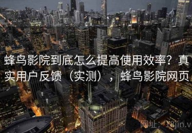蜂鸟影院到底怎么提高使用效率？真实用户反馈（实测），蜂鸟影院网页