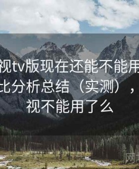 人人影视tv版现在还能不能用实测结果：对比分析总结（实测），人人影视不能用了么
