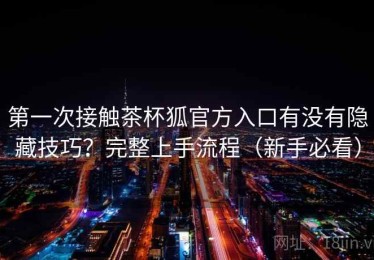 第一次接触茶杯狐官方入口有没有隐藏技巧？完整上手流程（新手必看）