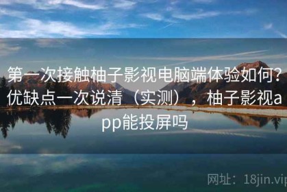 第一次接触柚子影视电脑端体验如何？优缺点一次说清（实测），柚子影视app能投屏吗