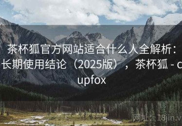 茶杯狐官方网站适合什么人全解析：长期使用结论（2025版），茶杯狐 - cupfox