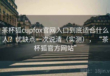 茶杯狐cupfox官网入口到底适合什么人？优缺点一次说清（实测），“茶杯狐官方网站”
