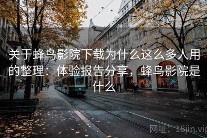 关于蜂鸟影院下载为什么这么多人用的整理：体验报告分享，蜂鸟影院是什么