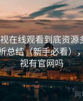 人人影视在线观看到底资源多不多？对比分析总结（新手必看），人人影视有官网吗