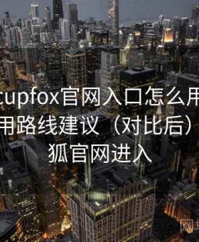 茶杯狐cupfox官网入口怎么用实测结果：使用路线建议（对比后），茶杯狐官网进入