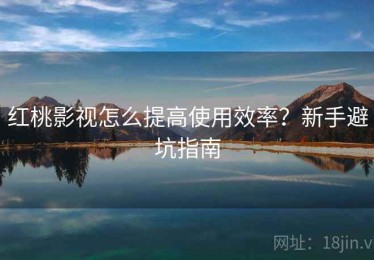 红桃影视怎么提高使用效率？新手避坑指南