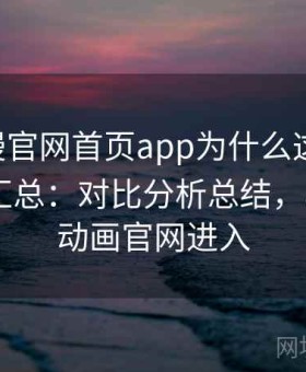 age动漫官网首页app为什么这么多人用问题汇总：对比分析总结，age动漫动画官网进入