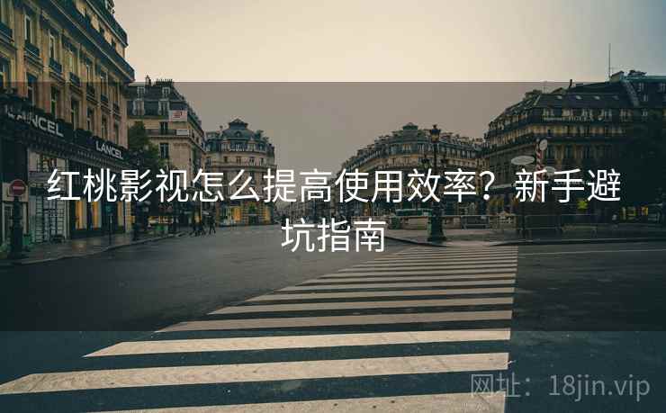 红桃影视怎么提高使用效率？新手避坑指南