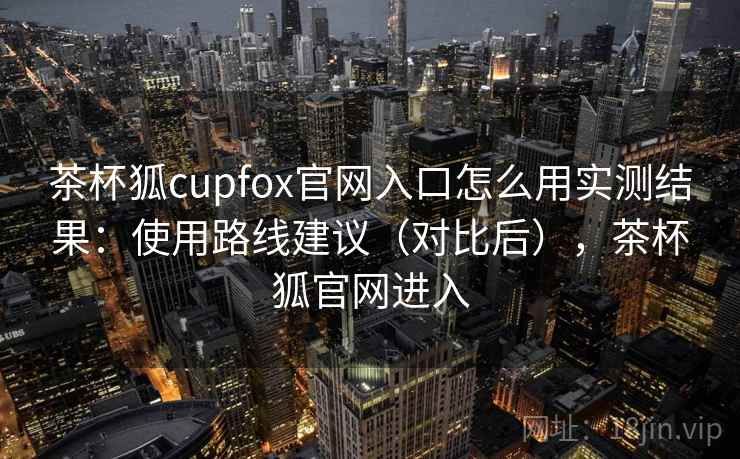 茶杯狐cupfox官网入口怎么用实测结果：使用路线建议（对比后），茶杯狐官网进入